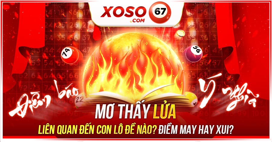 mơ thấy lửa