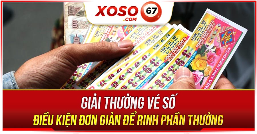 giải thưởng vé số