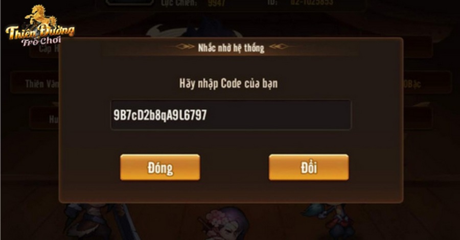 quy trình nhận code tdtc