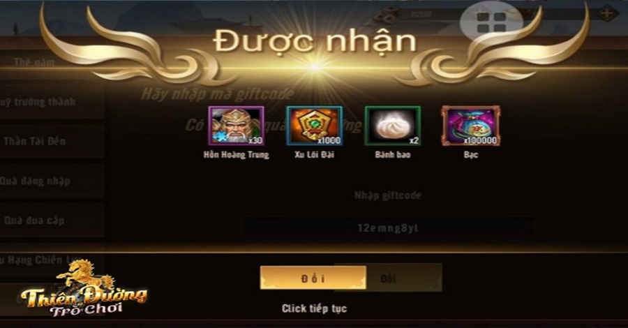 điều kiện nhận code tdtc