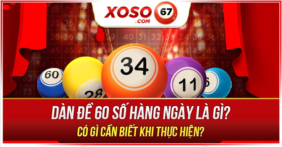 Dàn đề 60 số hàng ngày